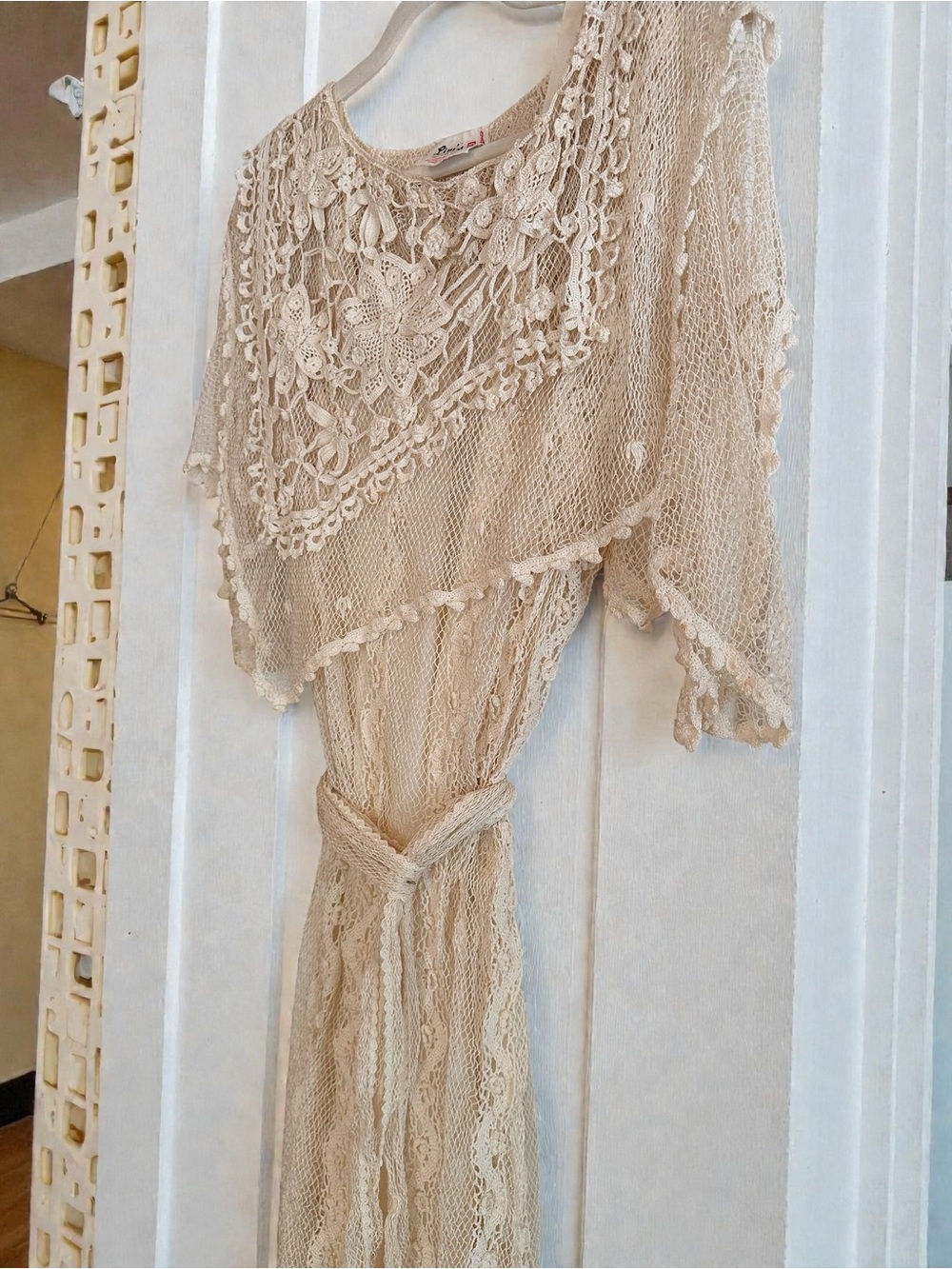 Vintage Intricate Crochet Lace Dress - Picture 2 of 11